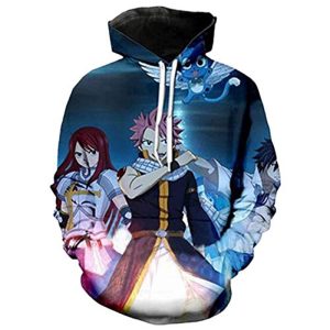 Fairy Tail 3D Printed Pullover - Casual Pocket Hoodie