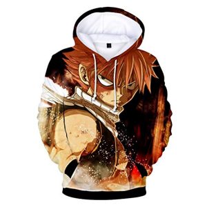 Fairy Tail 3D Printed Pullovers Casual Pouch Pocket Hoodie