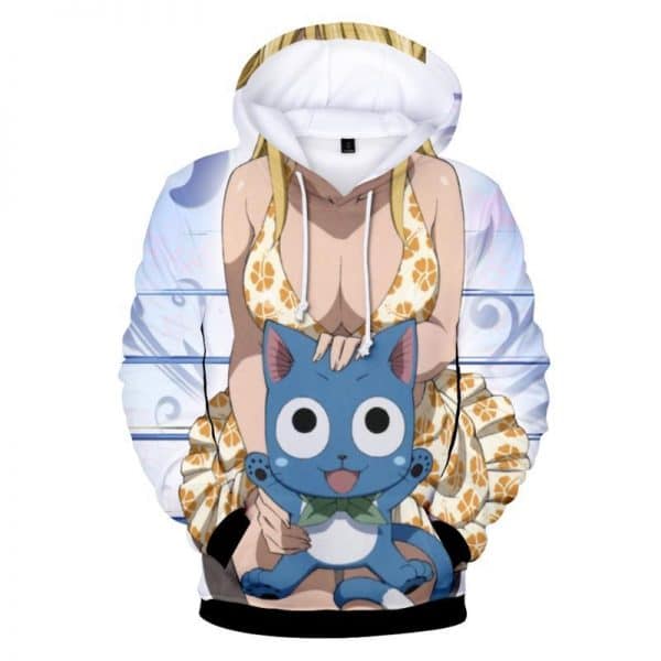 Fairy Tail Fashion Hoodie - Casual 3D Sweatshirt
