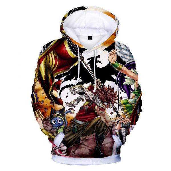 Fairy Tail Hoodies - Fairy Tail Anime Series Poster Super Cool Hoodie