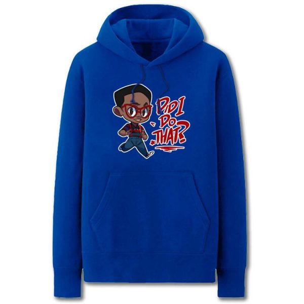 Family Matters Hoodies - Solid Color Family Matters Cartoon Style Fleece Hoodie