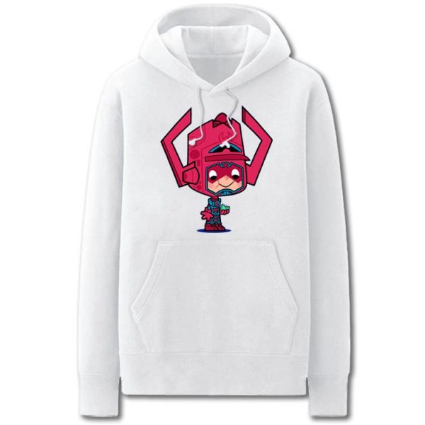 Fantastic Four Hoodies - Solid Color Galactus Cartoon Style Fleece Hoodie