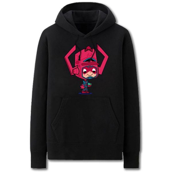 Fantastic Four Hoodies - Solid Color Galactus Cartoon Style Fleece Hoodie