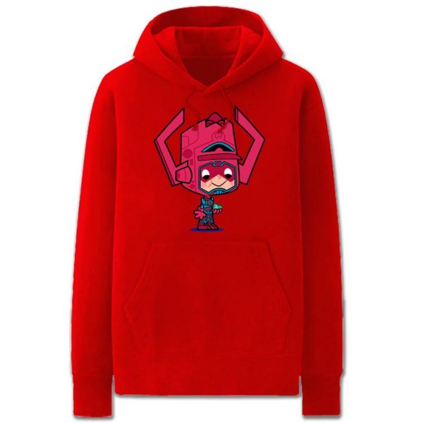 Fantastic Four Hoodies - Solid Color Galactus Cartoon Style Fleece Hoodie