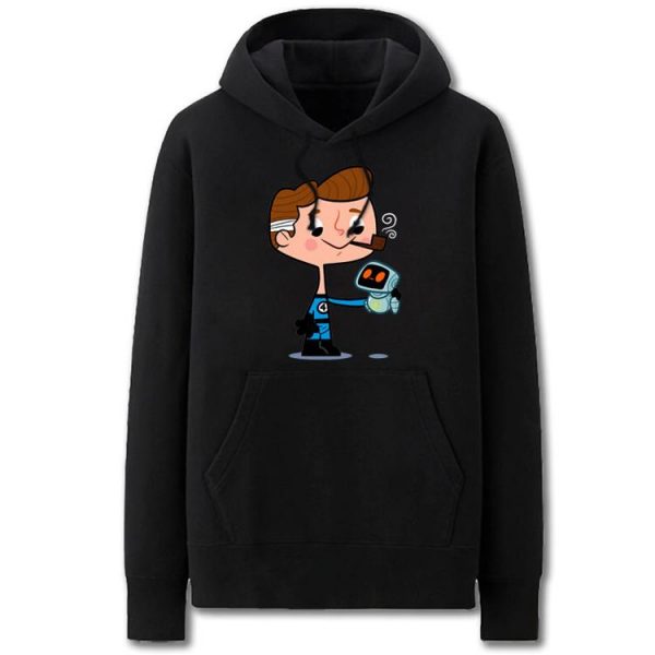 Fantastic Four Hoodies - Solid Color Magical Mister Cartoon Style Fleece Hoodie