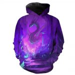 Fantasy Dragon Hoodies - Pullover Purple Dragon Hoodie