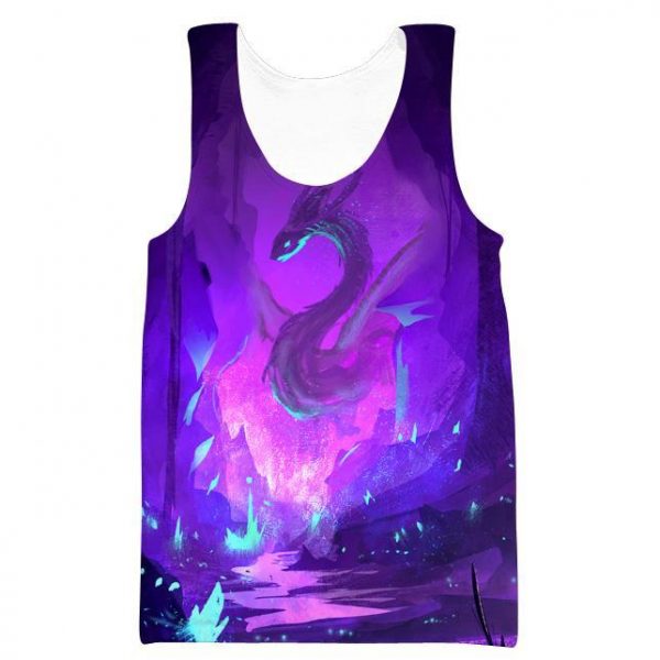 Fantasy Dragon Hoodies - Pullover Purple Dragon Hoodie