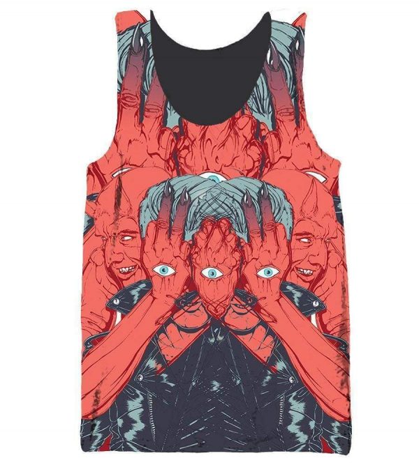 Fashion 3D Printed Ghost Band Long Sleeves Sweatshirts Hoodies