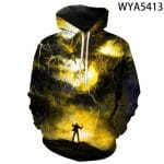 Fashion Casual Pokemon Hoodies - 3D Printed Sweatshirts Pullover