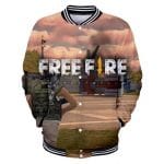 Fashion-FREE FIRE Fashion 3D Baseball Jacket Hoodie Sweatshirt