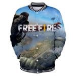 Fashion-FREE FIRE Fashion 3D Baseball Jacket Hoodie Sweatshirt