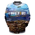 Fashion-FREE FIRE Fashion 3D Baseball Jacket Hoodie Sweatshirt