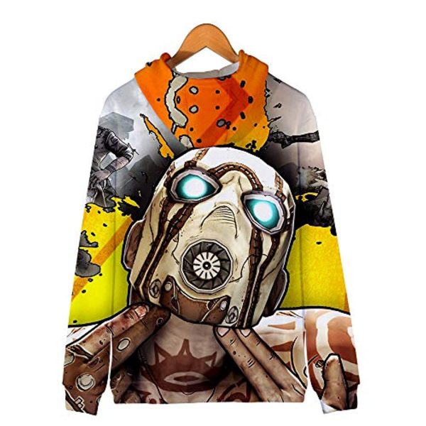 Fashion Games Borderlands Hoodies - 3D Digital Print Pullover Sweatshirts