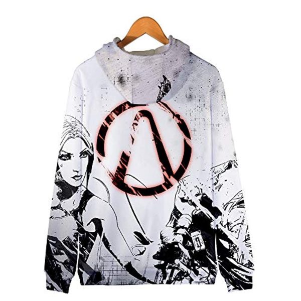 Fashion Games Borderlands Hoodies - 3D Digital Print Pullover Sweatshirts