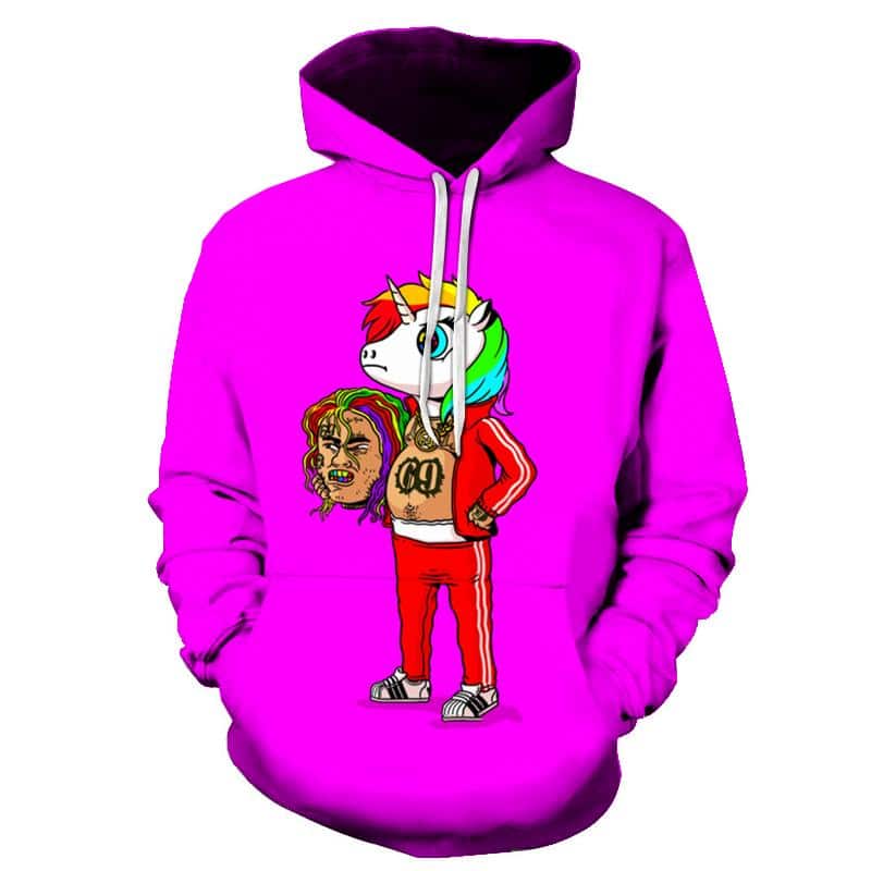 Fashion Gooba 6ix9ine Hoodies - Music 3D Printed Rapper Sweatshirt