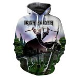 Fashion Iron Maiden Funny 3D Print Casual Hoodie Pullover