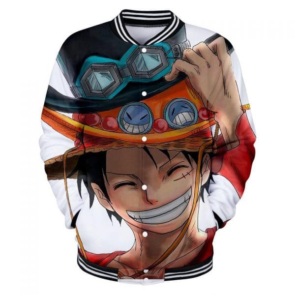 Fashion One Piece Luffy 3D Hoodies - Baseball Jacket