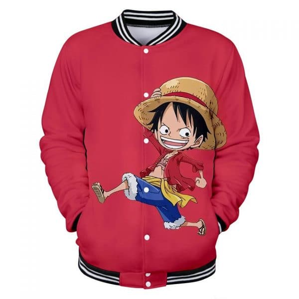 Fashion One Piece Luffy Hoodies - 3D Baseball Jacket