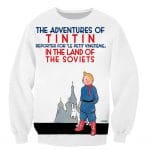 Fashion Tintin Funny 3D Printed Sweatshirts Hoodies