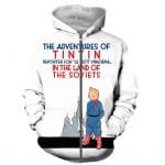 Fashion Tintin Funny 3D Printed Sweatshirts Hoodies