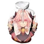 Fate Stay Night 3D Printed Hoodies - Anime Hooded Sweatshirt Pullover