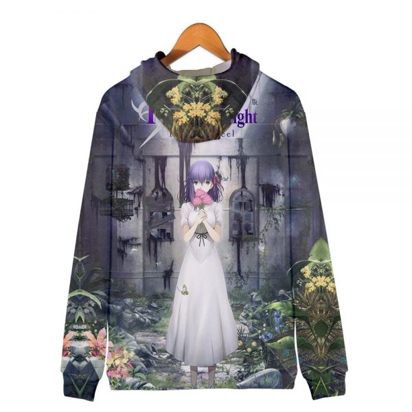 Fate Stay Night 3D Printed Zipper Hoodies - Fashion Hooded Sweatshirt Pullover