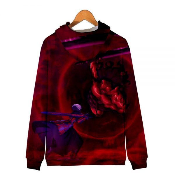 Fate Stay Night 3D Printed Zipper Hoodies - Fashion Hooded Sweatshirt Pullover