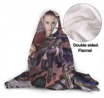 Fate Stay Night Fleece Blanket - Anime Flannel Hooded Blanket