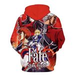 Fate Stay Night Hoodies - 3D Printed Fashion Hooded Long Sleeve Pullover