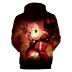 Fate Stay Night Hoodies - Saber 3D Printed Fashion Hooded Long Sleeve Pullover