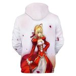 Fate Stay Night Hoodies - Saber 3D Printed Fashion Hooded Long Sleeve Pullover