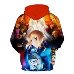 Fate Stay Night Hoodies - Saber 3D Printed Fashion Hooded Long Sleeve Pullover