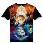 Fate Zero Fate/Stay Night Hoodies - 3D Printed Anime T-Shirt Funny Short Sleeve Tee Tops