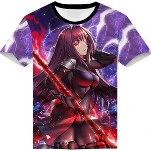 Fate Zero Fate/Stay Night Hoodies - 3D Printed Anime T-Shirt Funny Short Sleeve Tee Tops