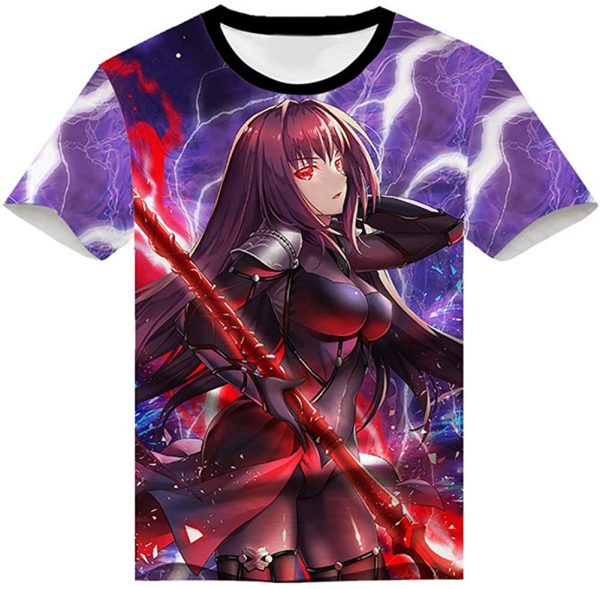 Fate Zero Fate/Stay Night Hoodies - 3D Printed Anime T-Shirt Funny Short Sleeve Tee Tops