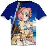 Fate Zero Fate/Stay Night Hoodies - 3D Printed Anime T-Shirt Funny Short Sleeve Tee Tops