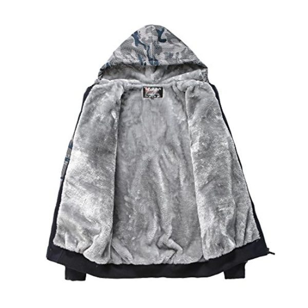 Fate Zero Hoodies - Winter Thicken Fleece Warm Zipper Hooded Jacket