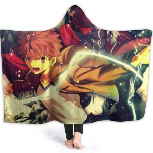 Fatezero Hooded Blankets - Anime Fleece Flannel Blankets