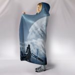 Final Fantasy Hooded Blanket - Cloud Vs Sephiroth Blue Blanket