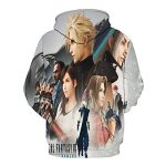 Final Fantasy Hoodie - 3D Print Long Sleeve Hooded Jumper