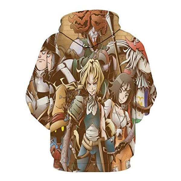 Final Fantasy Hoodie - 3D Print Long Sleeve Hooded Jumper