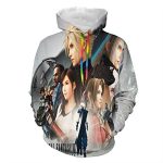 Final Fantasy Hoodie - 3D Print Long Sleeve Hooded Jumper