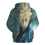 Final Fantasy Hoodie - Cloud Strife 3D Print Long Sleeve Hooded Jumper