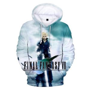 Final Fantasy VII Unisex 3D Printed Squall Leonhart Hoodie Sweatshirt