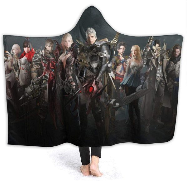 Final Fantasy Warm Throw Blanket - Fleece Flannel Winter Hooded Blanket