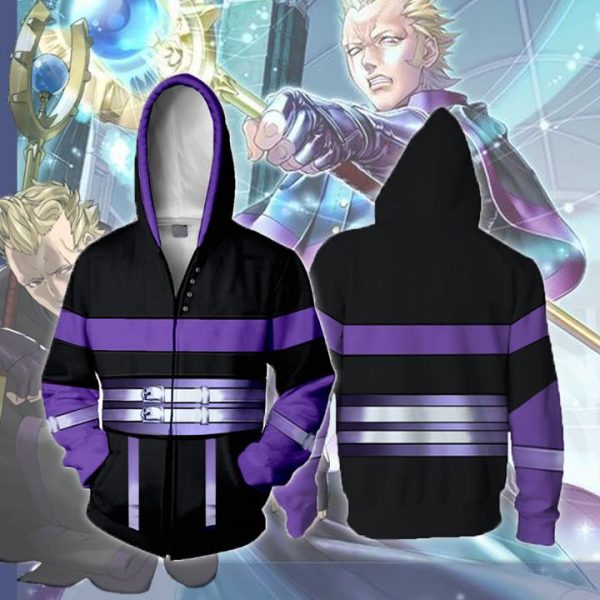 Fire Emblem Hoodies -  Zip Up Fire emblem Awakening Brady Buredi Hoodie