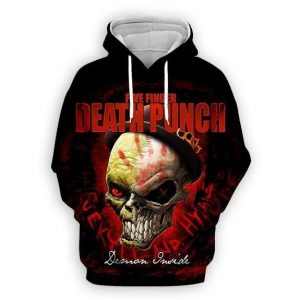 Five Finger Death Punch Funny 3D Print Casual Hoodie