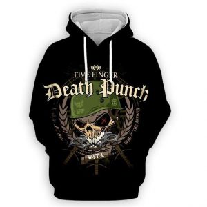 Five Finger Death Punch Funny 3D Print Hoodie