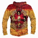 Five Finger Death Punch Hoodies - Pullover Yellow Hoodie