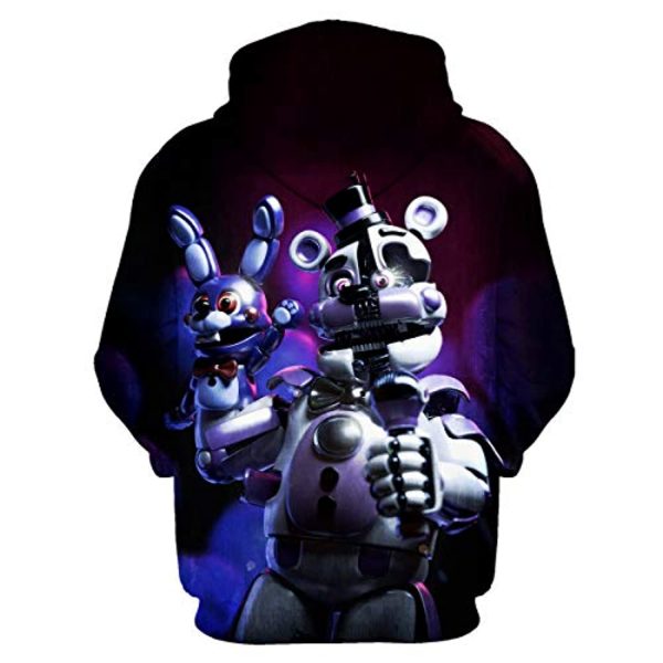 Five Nights at Freddy's Bear Kids Hoodie T Shirts Summer Tops Tee Shirts for Boys Girls